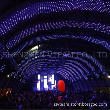 Soft LED Curtain Flexible Screen Display for Stage Design